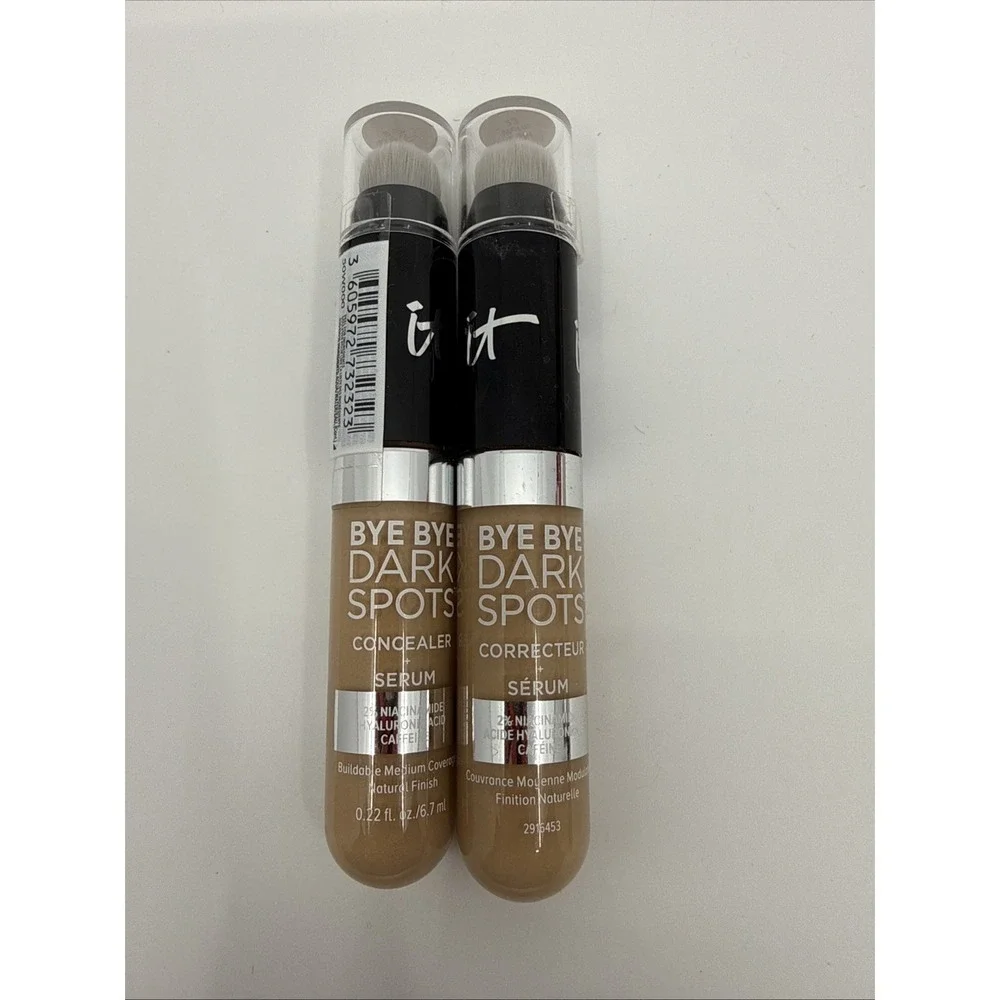 IT Cosmetics Bye Bye Dark Spots Concealer + Serum Light Warm 23 .22 Fl Oz New